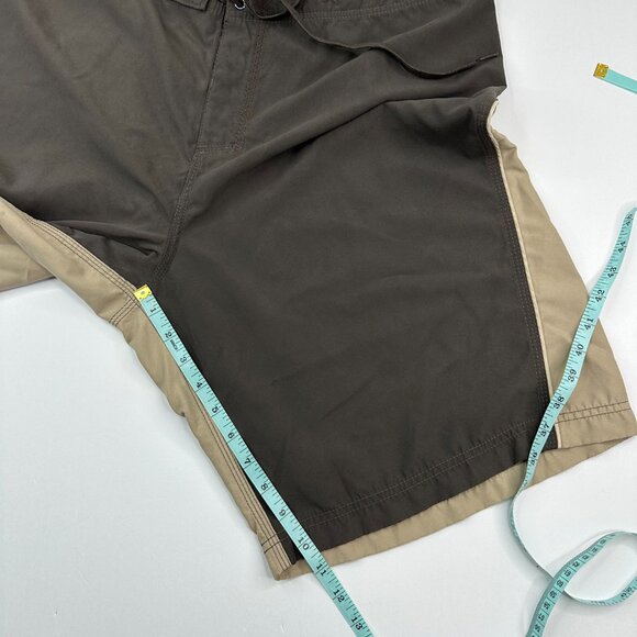Hurley Men's Brown Tan Surf Swim Board Shorts Size Large/W35.25/L10.5 - Picture 10 of 12
